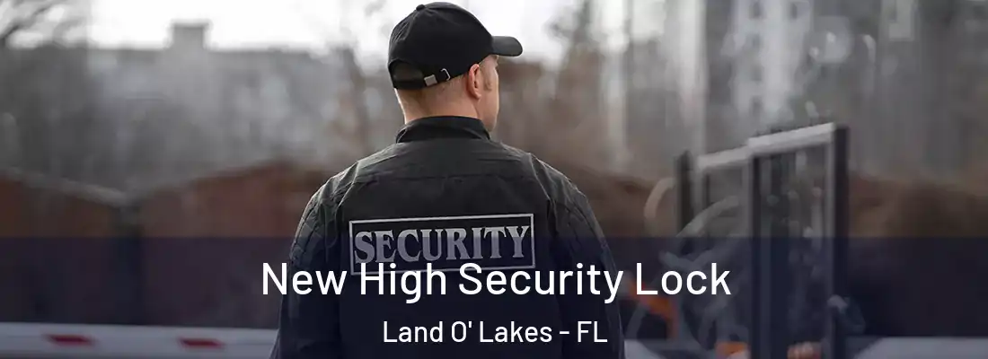  New High Security Lock Land O' Lakes - FL